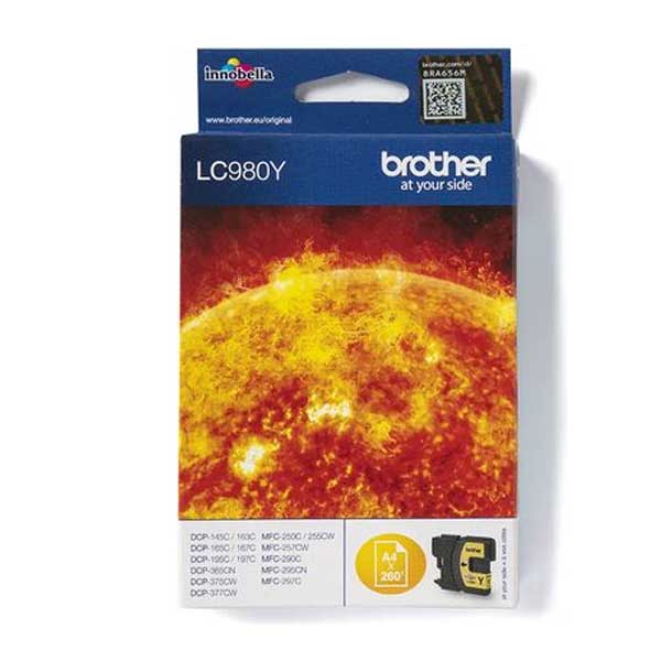 Brother---LC980-Geel Brother - LC980 Geel