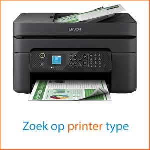 Zoek op printertype Brother