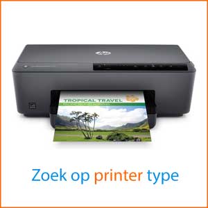 Zoek op printertype HP