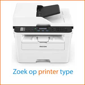 Zoek op printertype HP