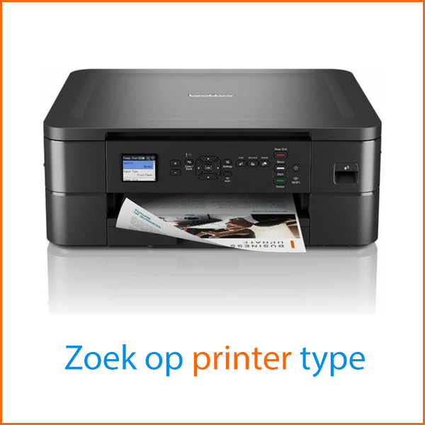 Zoek op printertype Brother